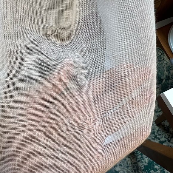 West Elm Contrast Circle Curtains (Set of 6 panels) as is  48 x96 - Picture 11 of 11